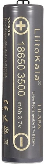 Аккумулятор литиево-ионовый Lii-35A+ 18650