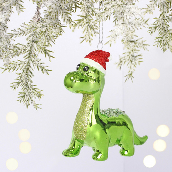 Игрушка елочная «Весёлый динозавр»