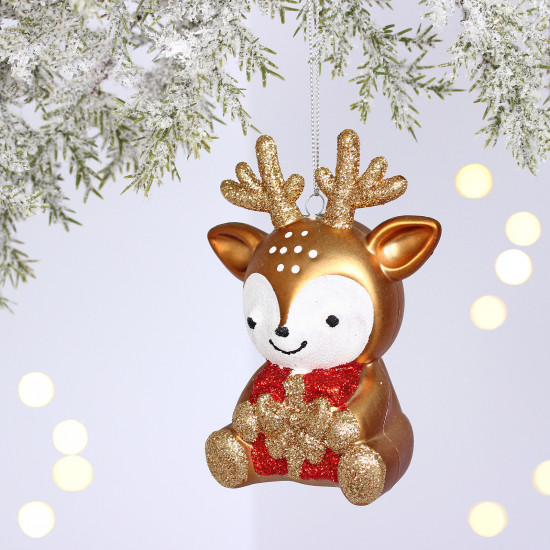Игрушка елочная «Весёлый оленёнок»
