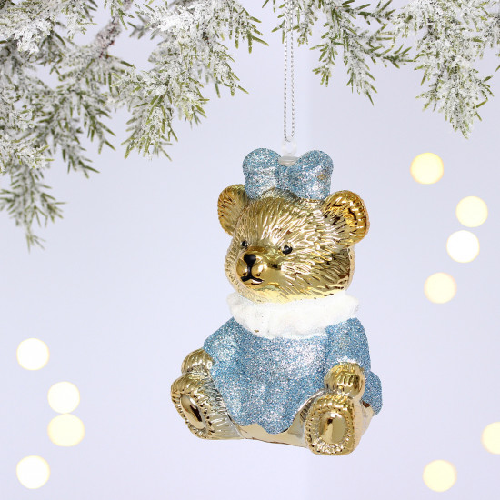 Игрушка елочная «Милая медведица»