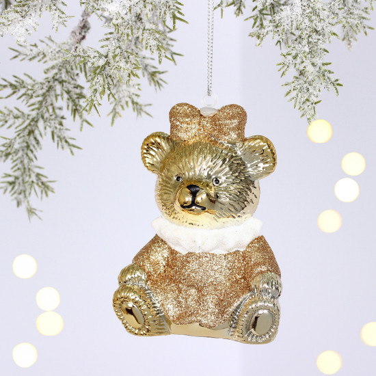 Игрушка елочная «Милая медведица»