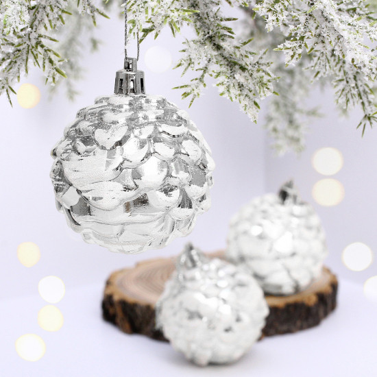 Набор игрушек елочных «Шишки нарядные»