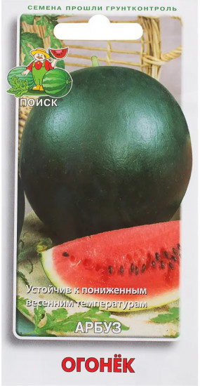 Семена арбуза «Огонёк»