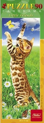 Котенок с бабочкой