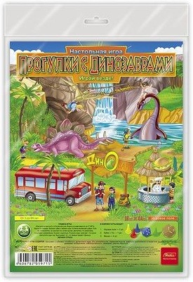 Игра настольная «Прогулки с динозаврами»