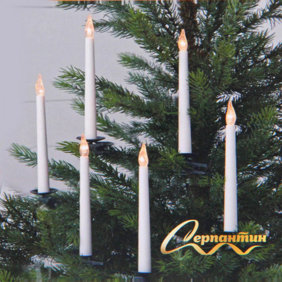 Набор свечей на ёлку на прищепке «Таинственное пламя»