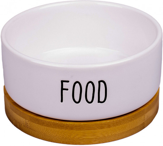 Миска для кошек и собак на подставке «Food»