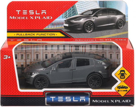 Машина инерционная «Tesla Model X Plaid»