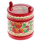 Бочонок с поворотом, курская роспись