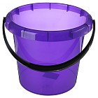 Ведро пластиковое «Омега» (7 л), фиолетовое