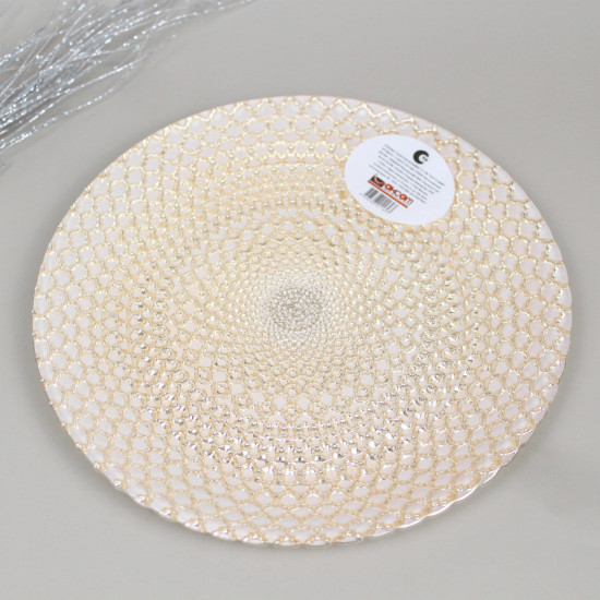 Тарелка «Золотое кружево»