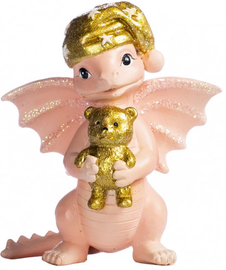 Фигурка декоративная «Дракончик с мишкой»