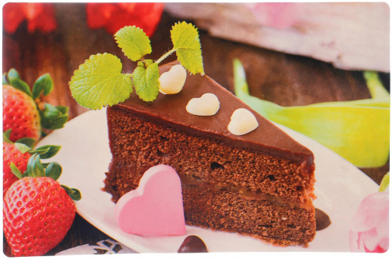 Набор салфеток на стол «Шоколадный торт»