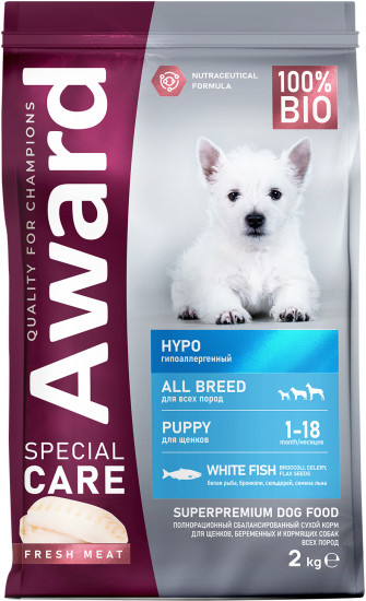 Корм для щенков, беременных и кормящих собак «Special care hypo puppy»