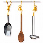 Кухонные крючки «Just hanging» (3 шт), желтые