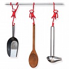 Кухонные крючки «Just hanging» (3 шт), красные