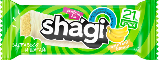 Батончик протеиновый со вкусом банана «Shagi Protein bar»