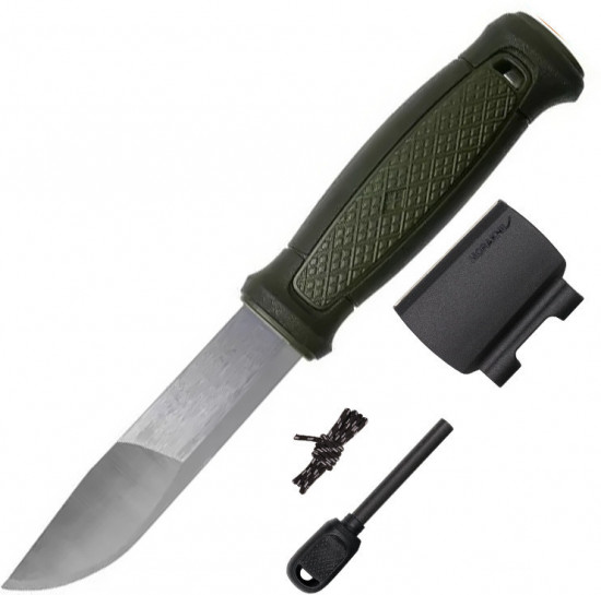 Нож с фиксированным лезвием «Kansbol Green With Survival Kit»