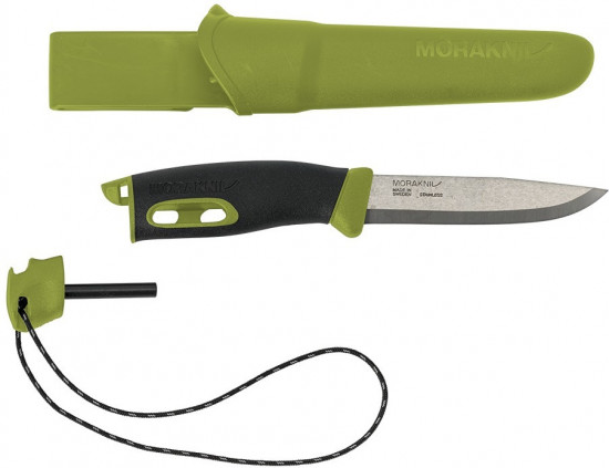 Нож с фиксированным лезвием «Companion Spark Green»