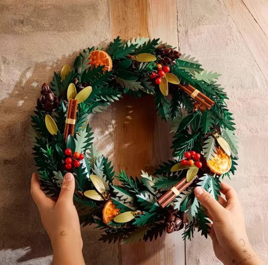 Конструктор пластиковый «Венок новогодний»