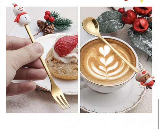 Набор новогодних столовых приборов