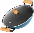 Сковорода-вок с крышкой «Seagreen»