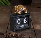 Вечный календарь настольный «Слон»