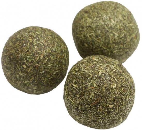 Набор игрушек для кошек прессованных «Мятный шарик»