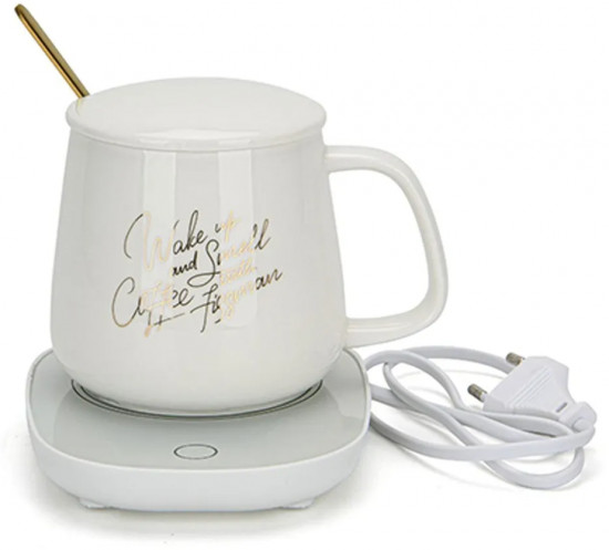 Кружка с ложкой и подогревом