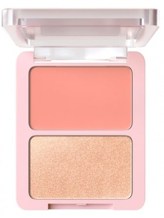 Румяна для лица «Blush Highlighter Duo Face», оттенок 01