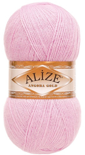 Пряжа для вязания «Angora Gold», цвет 27 светло-сиреневый
