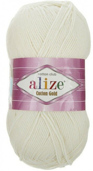 Пряжа для вязания «Cotton gold», цвет 62 молочный