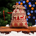 красный узор