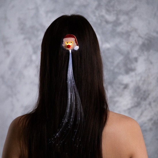 Заколка для волос светодиодная «Дед Мороз»