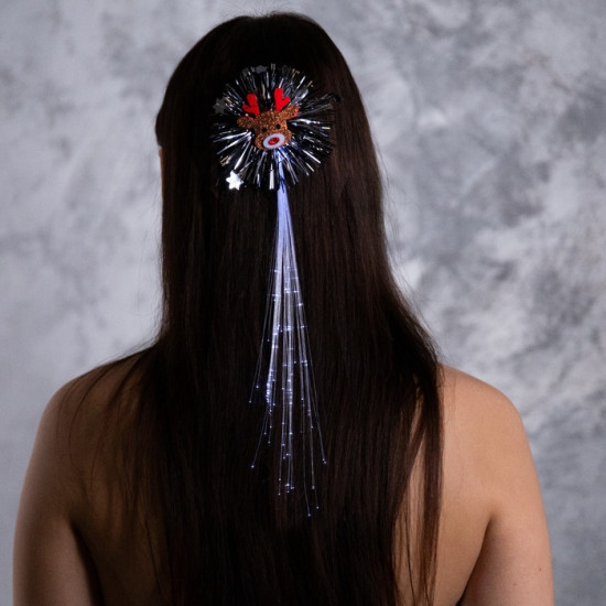 Заколка для волос светодиодная «Олень»