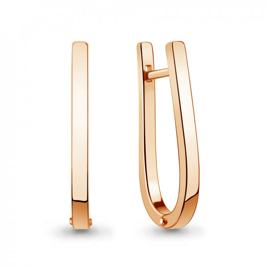 Серьги из золоченого серебра