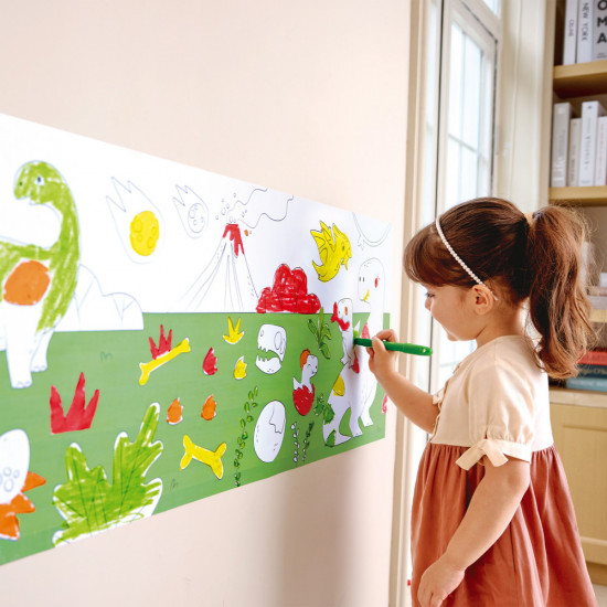 Большой игровой набор «Раскрась мир Юрского периода!»