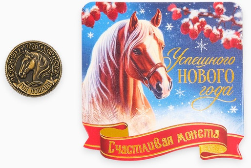 Монета сувенирная «Успешного нового года»