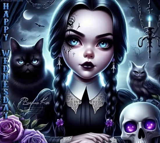 Алмазная мозаика «Венсдей»