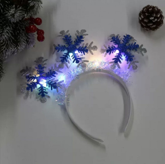 Ободок светящийся Ободок светящийся «Снежинки»