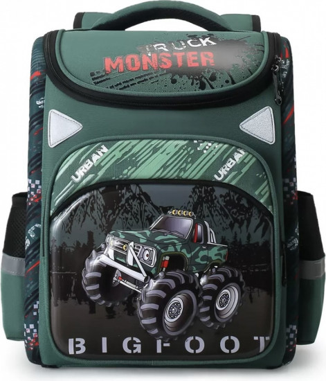 Рюкзак для мальчика каркасный «Монстертрак»