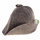 Шапка для бани «Банщик», серая