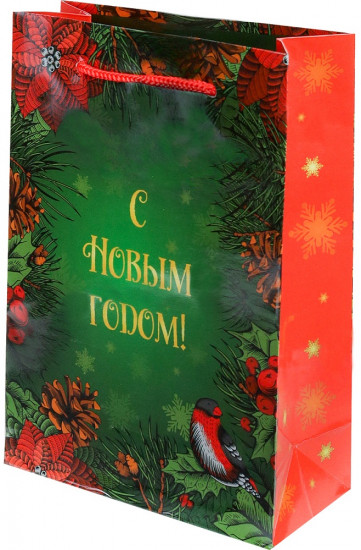 Пакет подарочный «Лесное цветение»