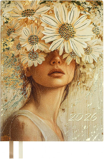 Ежедневник датированный на 2026 год «Золотая эстетика»