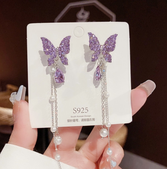 Серьги женские «Бабочки»