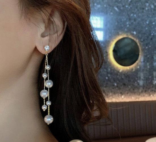 Серьги женские «Водопад»