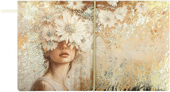 Ежедневник датированный на 2026 год «Золотая эстетика»