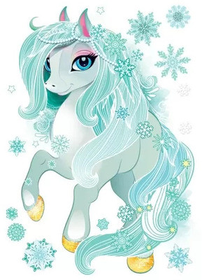 Наклейки для окон «Лошадка»