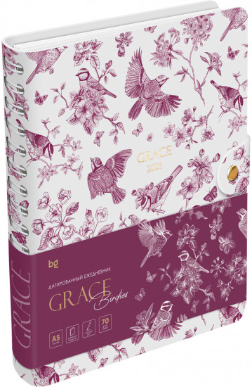 Ежедневник датированный на 2026 год «Birdies»