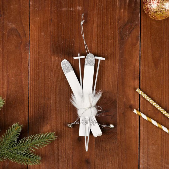 Игрушка елочная «Лыжи»